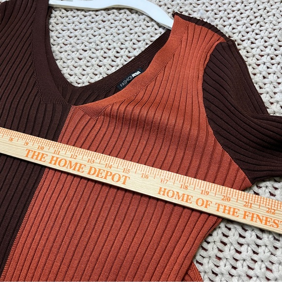 Fashion Nova Autumn Falls Sweater Mini Dress 2X NWT - Picture 9 of 9